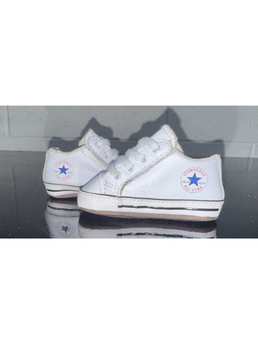 Converse Chuck Taylor All Star Cribster Mid Boys Baby Infant Crib Shoes Size 2